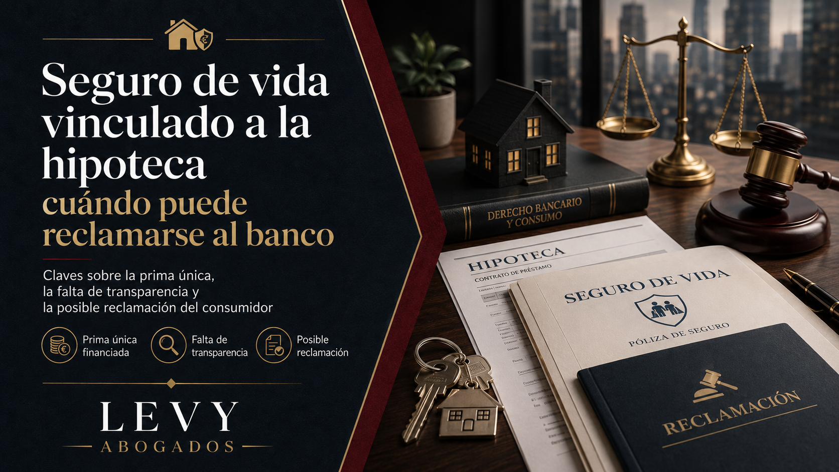 Seguro de vida hipoteca y reclamación al banco